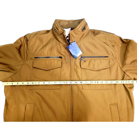 Tommy Hilfiger Men’s Brown (cooper) Bomber Jacket – Size 2XL – New With Tags - Picture 9 of 10